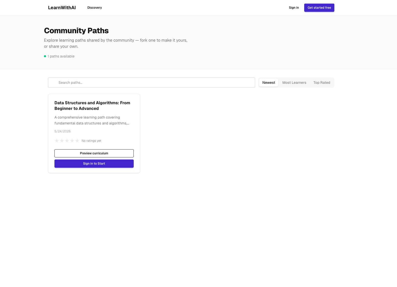 Community Paths